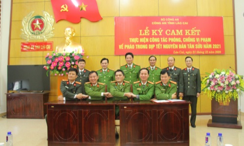 E2 bet đá gà trực tiếp tỉnh Lào Cai tổ chức ký cam kết thực hiện công tác phòng, chống vi phạm về pháo trong dịp Tết nguyên đán Tân Sửu 2021
