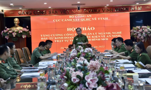 Tăng cường công tác quản lý ngành, nghề đầu tư E2betvip link cá cược có điều kiện về an ninh, trật tự trong tình hình mới
