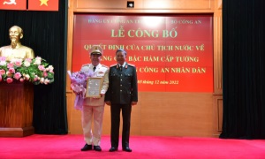 Công bố Quyết định thăng cấp bậc hàm cấp Tướng cho các đồng chí là Lãnh đạo cấp cao của lực lượng E2 bet đá gà trực tiếp nhân dân