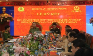Lễ ký kết Kế hoạch phối hợp triển khai Đề án 06 giữa Bộ E2 bet đá gà trực tiếp và Bộ Quốc phòng
