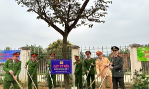 Cụm thi đua số 5 - Khối các đơn vị trực thuộc Bộ E2 bet đá gà trực tiếp tổ chức Lễ phát động phong trào “Tết trồng cây - Đời đời nhớ ơn Bác Hồ” Xuân Quý Mão 2023