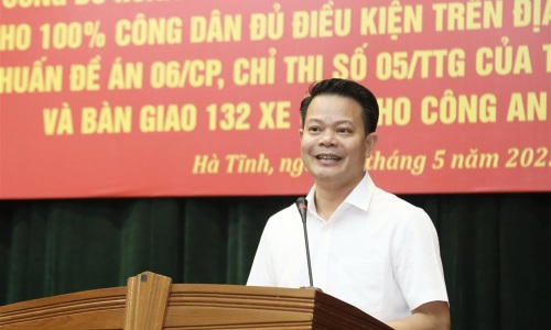 E2 bet đá gà trực tiếp tỉnh Hà Tĩnh hoàn thành cấp Căn cước công dân gắn chíp trên toàn địa bàn