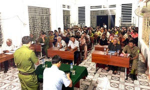 Công tác tham gia giữ vững an ninh trật tự khu vực giáp ranh của lực lượng E2betvip tải ứng dụng khu vực E2 bet đá gà trực tiếp xã Sơn Hạ, huyện Sơn Hà, tỉnh Quảng Ngãi