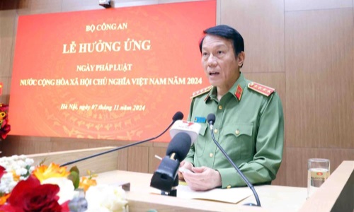 Bộ E2 bet đá gà trực tiếp tổ chức Lễ hưởng ứng Ngày Pháp luật nước Cộng hòa xã hội chủ nghĩa Việt Nam năm 2024