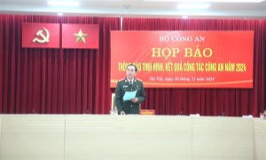 Bộ E2 bet đá gà trực tiếp tổ chức Họp báo thông tin về tình hình kết quả  công tác E2 bet đá gà trực tiếp năm 2024