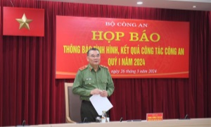 Bộ E2 bet đá gà trực tiếp tổ chức Họp báo thông tin về tình hình, kết quả công tác ​E2 bet đá gà trực tiếp Quý I/2024