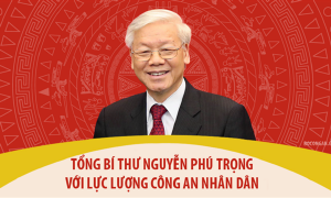 Tổng Bí thư Nguyễn Phú Trọng với lực lượng E2 bet đá gà trực tiếp nhân dân