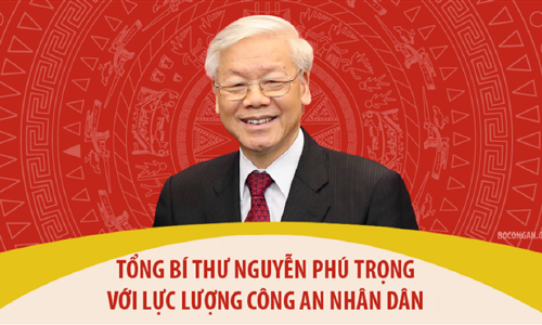Tổng Bí thư Nguyễn Phú Trọng với lực lượng E2 bet đá gà trực tiếp nhân dân