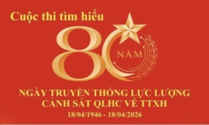 Cuộc thi “Tìm hiểu 80 năm truyền thống lực lượng E2betvip tải ứng dụng QLHC về TTXH”