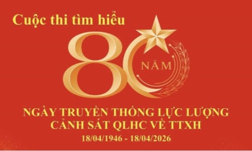Cuộc thi “Tìm hiểu 80 năm truyền thống lực lượng E2betvip tải ứng dụng QLHC về TTXH”