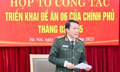 Bộ E2 bet đá gà trực tiếp tổ chức Họp Tổ công tác triển khai Đề án 06 tháng 02/2025