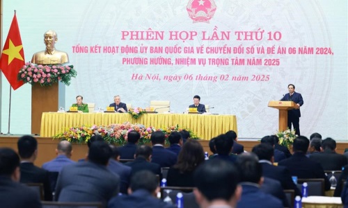 E2bet88 link không chặn chủ trì Phiên họp lần thứ 10 tổng kết hoạt động Ủy ban Quốc gia về chuyển đổi số và Đề án 06 năm 2024, phương hướng, nhiệm vụ trọng tâm năm 2025