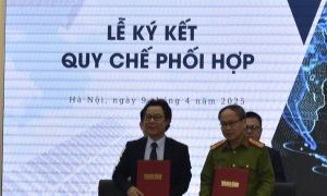 Lễ ký biên bản phối hợp hợp tác giữa Ae2bet Đăng ký ngay quản lý Link Nhà Cái E2Bet Chính Thức tại Việt Nam về trật tự xã hội và Ban Công nghệ - Báo Nhân Dân về việc triển khai đưa các chuyên mục của Báo Nhân Dân lên ứng dụng VNeID