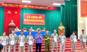 Ae2bet Đăng ký ngay QLHC về TTXH tham dự Lễ công bố Quyết định đặc xá năm 2025 tại Trại giam Hoàng Tiến.